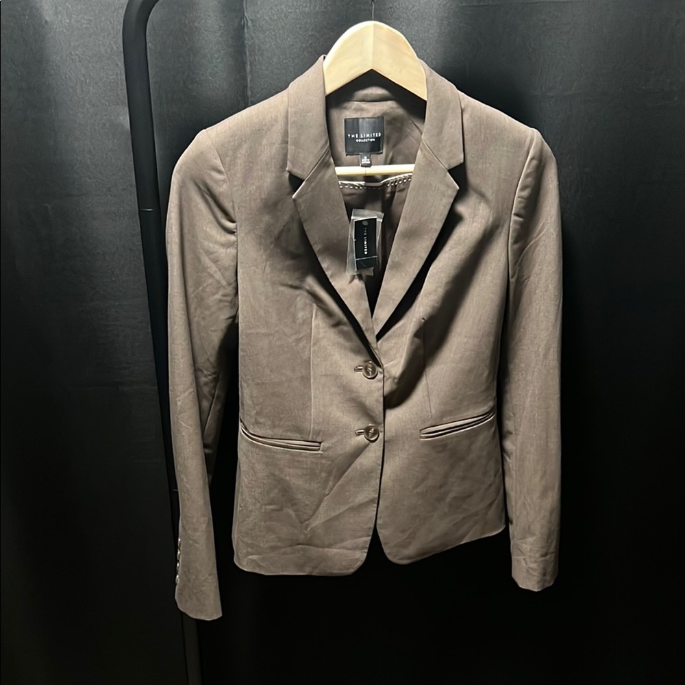 The Limited Brown Classic Suit Jacket